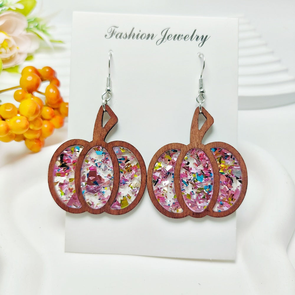 Wholesale Musical Note Acrylic Drop Earrings Fashion Accessory for Women Gift