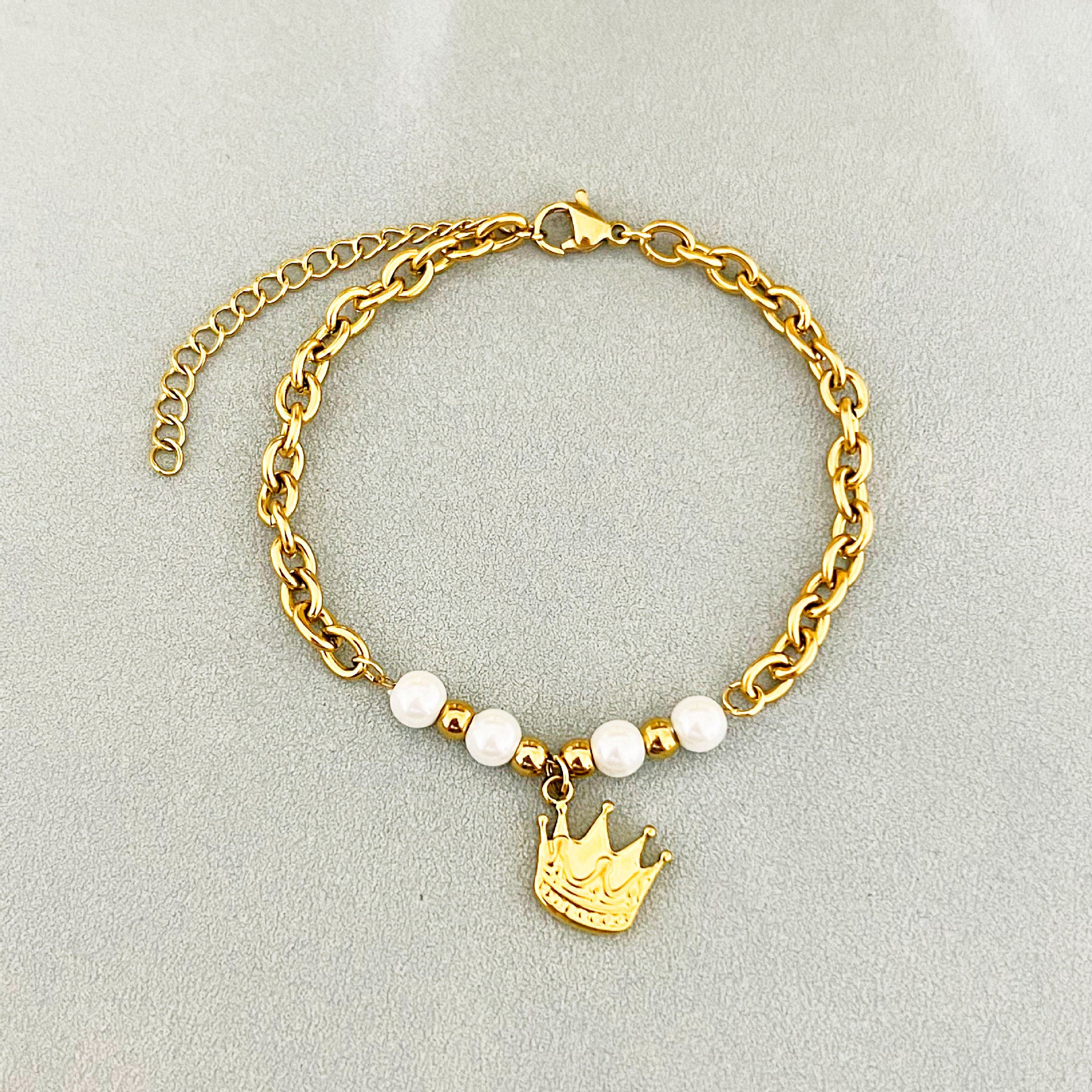 Wholesale pearl stainless steel bracelet