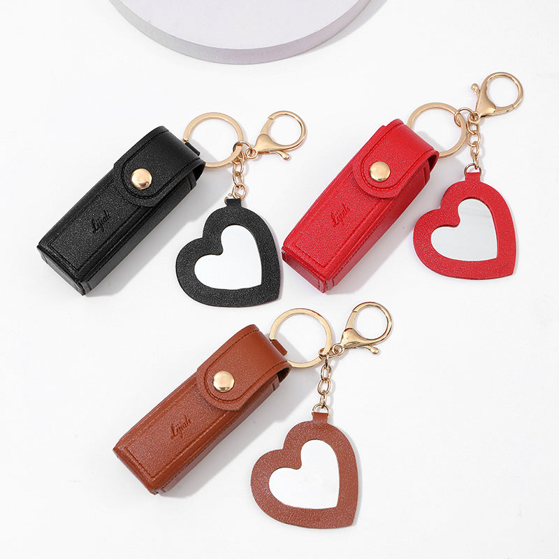 Wholesale PU Portable Lipstick Set Zero Wallet Keychain ACC-KC-YY001