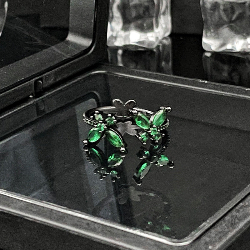 Wholesale  Color Butterfly Open Ring