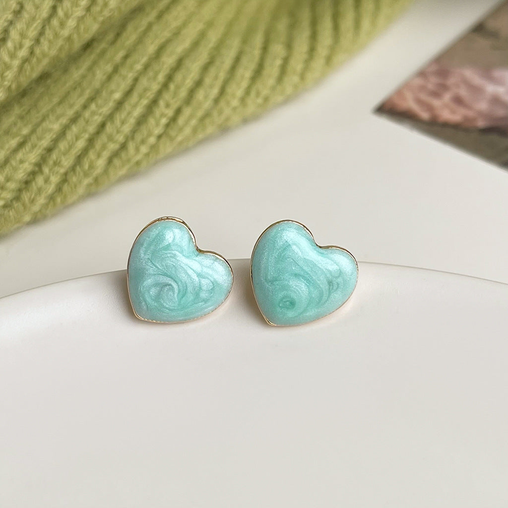 Wholesale  oil drop flower earrings