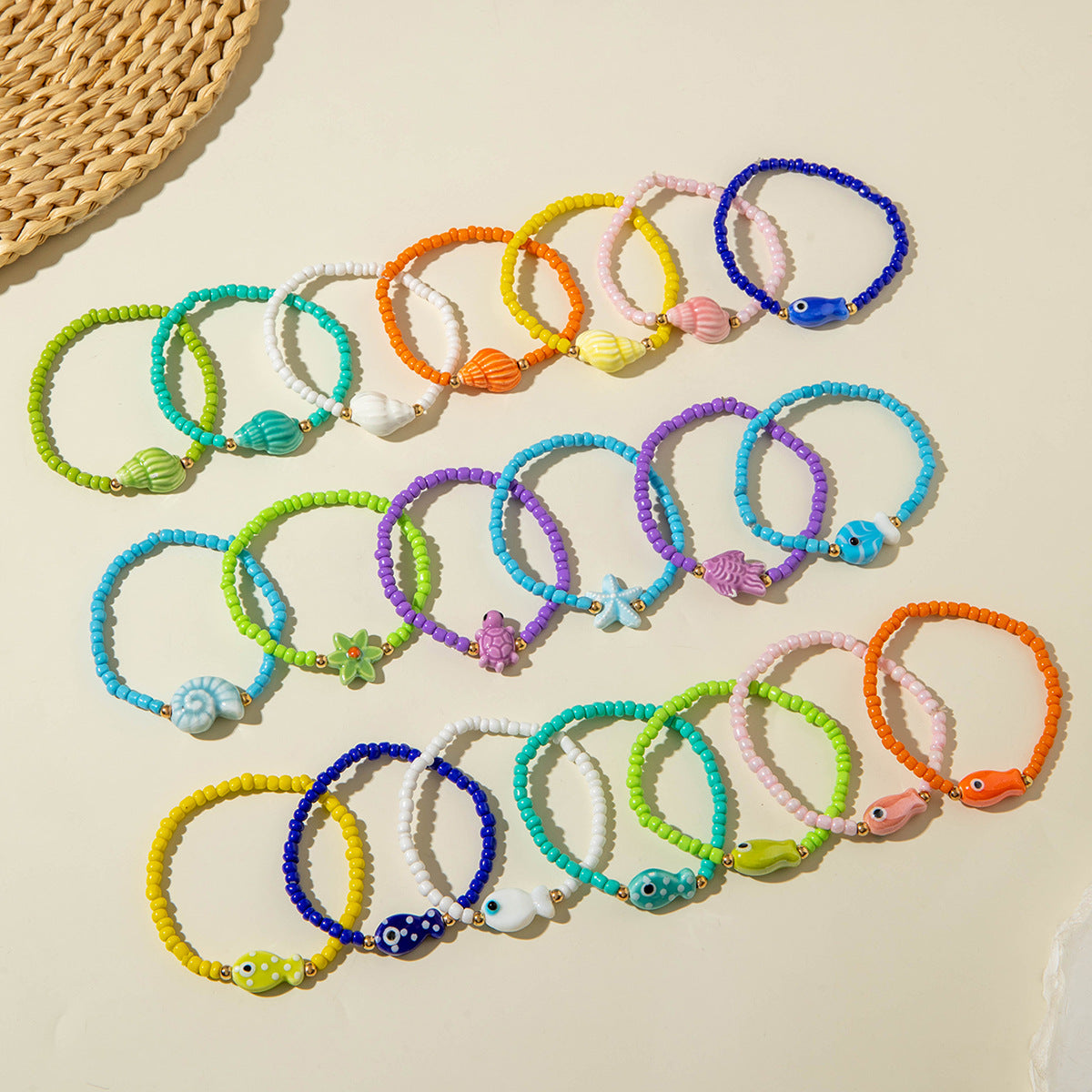 Wholesale  Colorful Beaded Bracelet