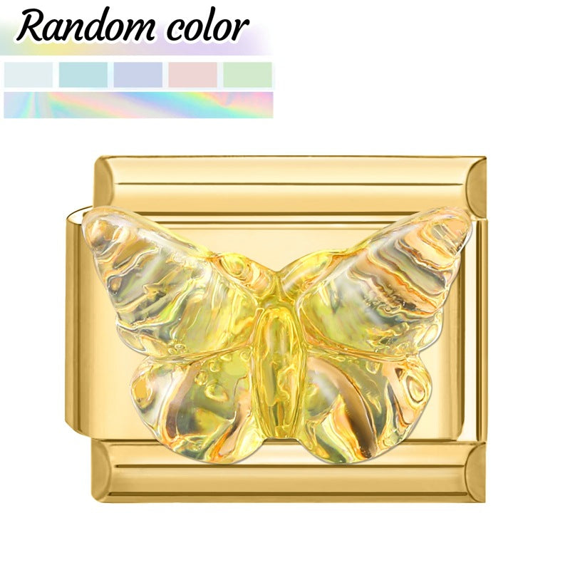 Wholesale Italian Charm Bracelet 9mm DIY Splicing Cute Creative Stainless Steel Composable Bracelet