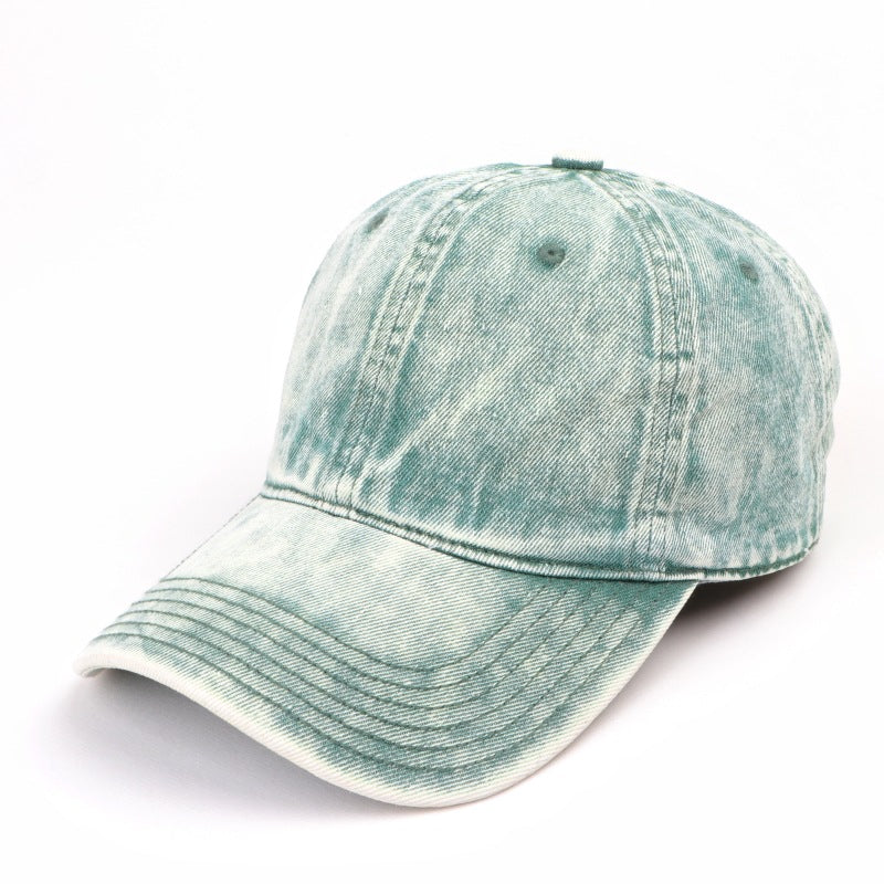 Wholesale Cowboy Hat Solid Color Light Plate Washed Denim Peaked Hat Baseball Cap ACC-HT-LueLan002