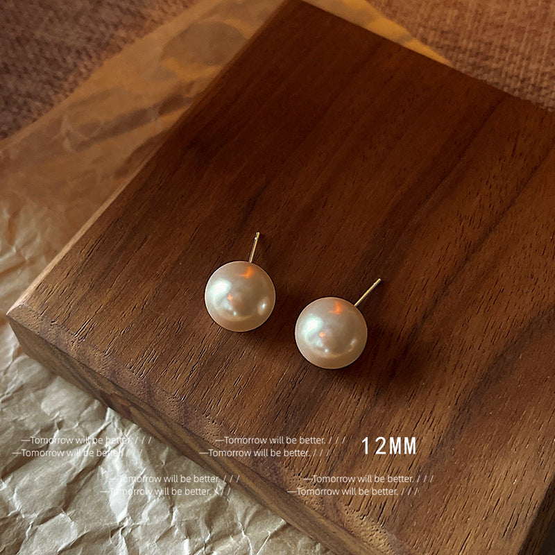 Wholesale 925 Silver Needle Pearl Earrings Ear Studs ACC-ES-Eryu002