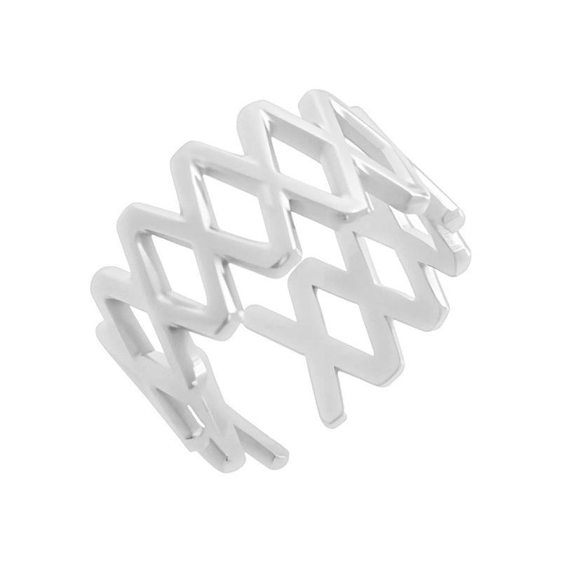 Wholesale titanium steel opening ring does not fade  ring