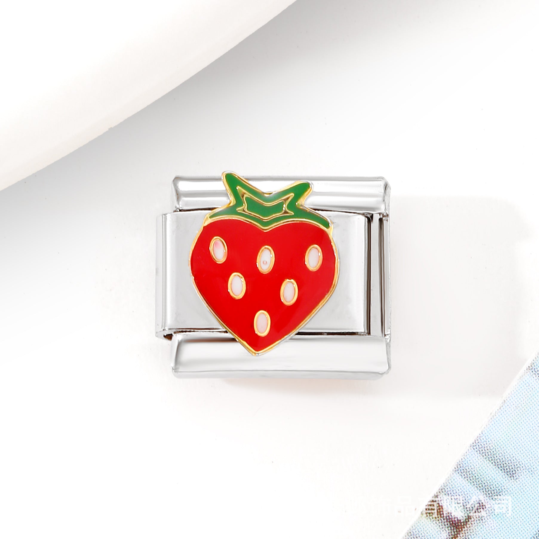 Wholesale 10pcs Italian Charm Bracelet 9mm DIY Splicing Removable Pink Series Stainless Steel Composable Bracelet