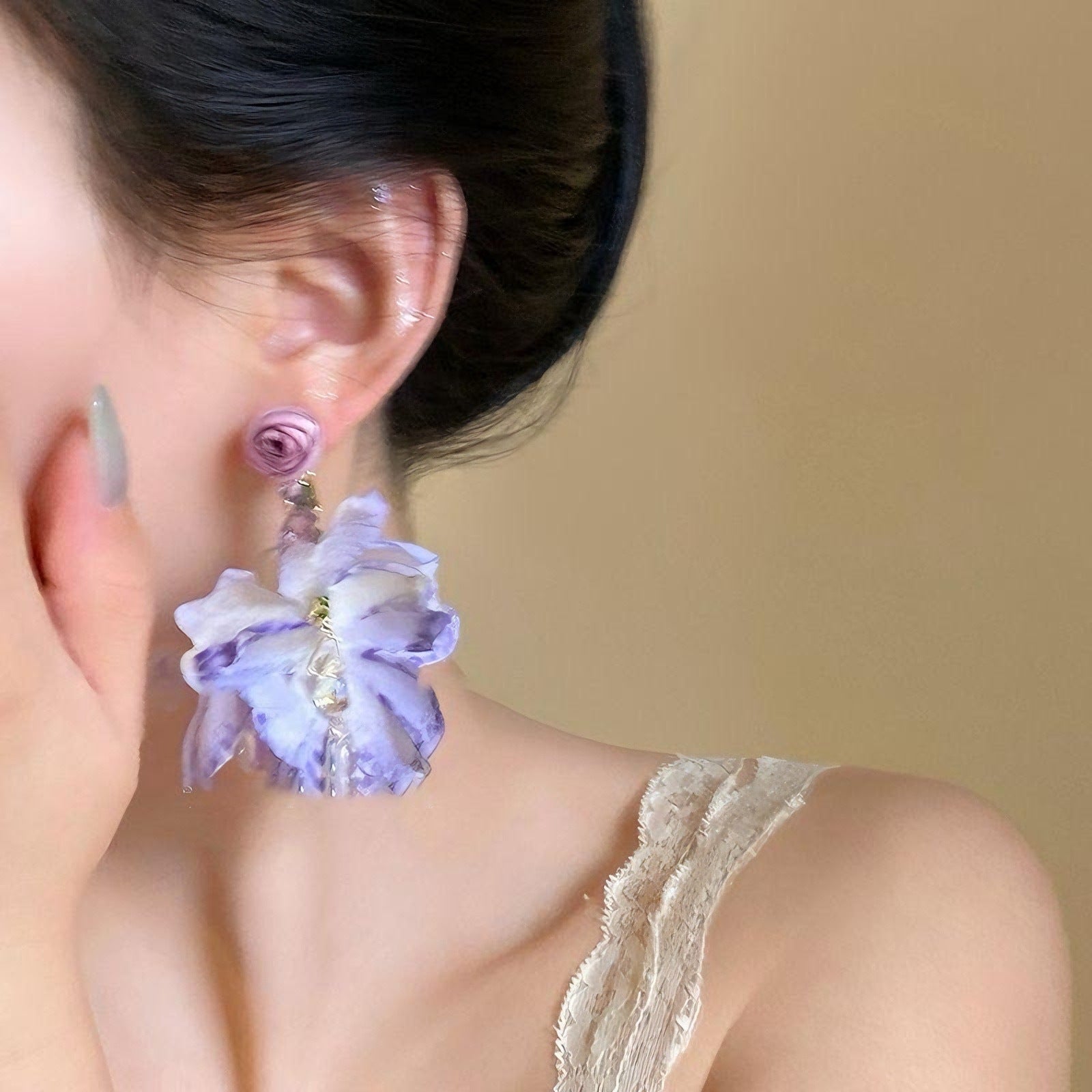 Wholesale  Colorful Flower Earrings