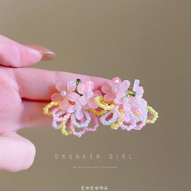 Wholesale Color Flower Earrings