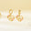 Wholesale Luxury Cut Out Stainless Steel 26 English Letter Earrings