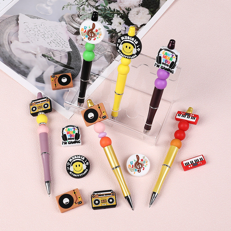 Wholesale 20pcs Music Series Focal Beads DIY Bead Accessories