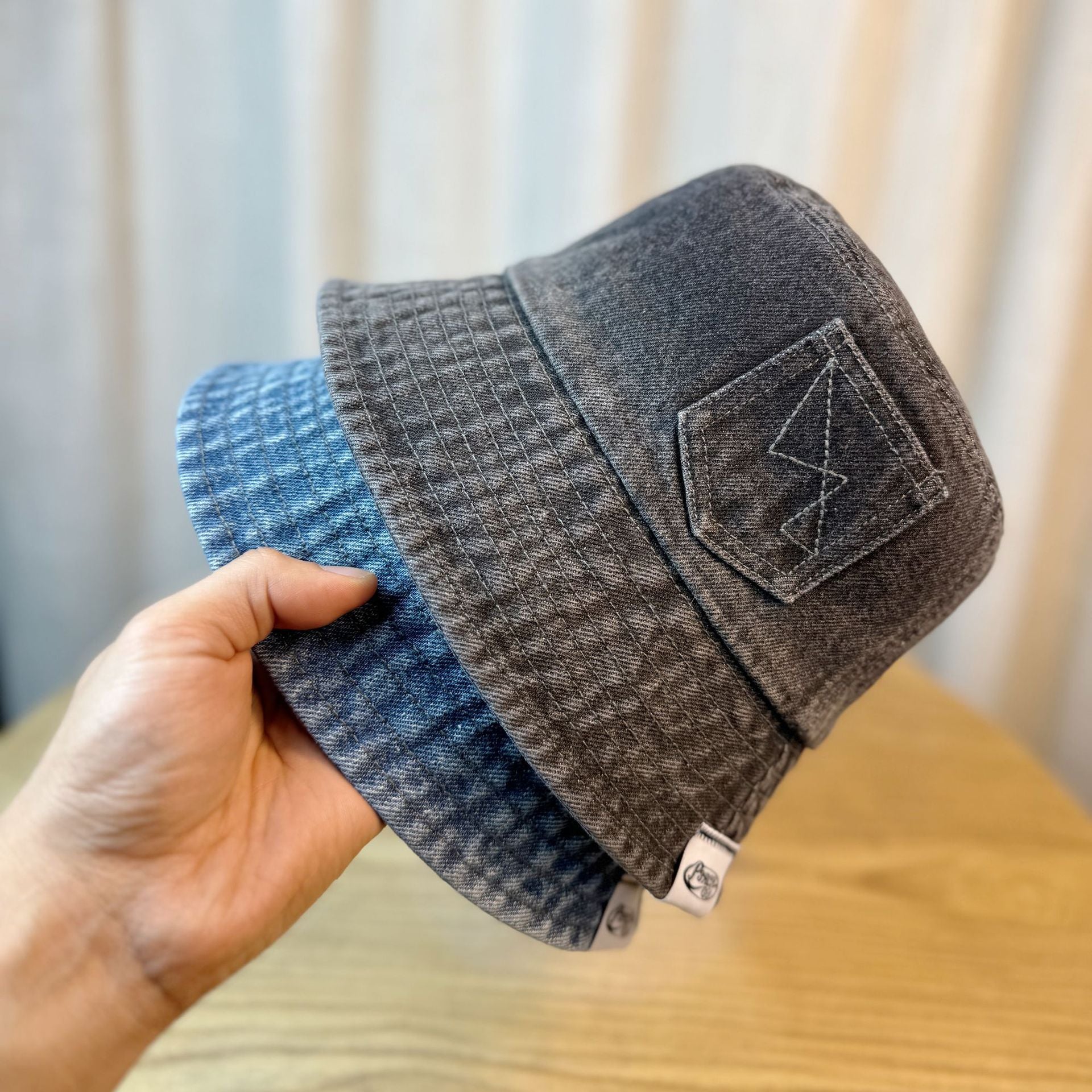 Wholesale Washed Denim Fisherman Hat Bucket Hat