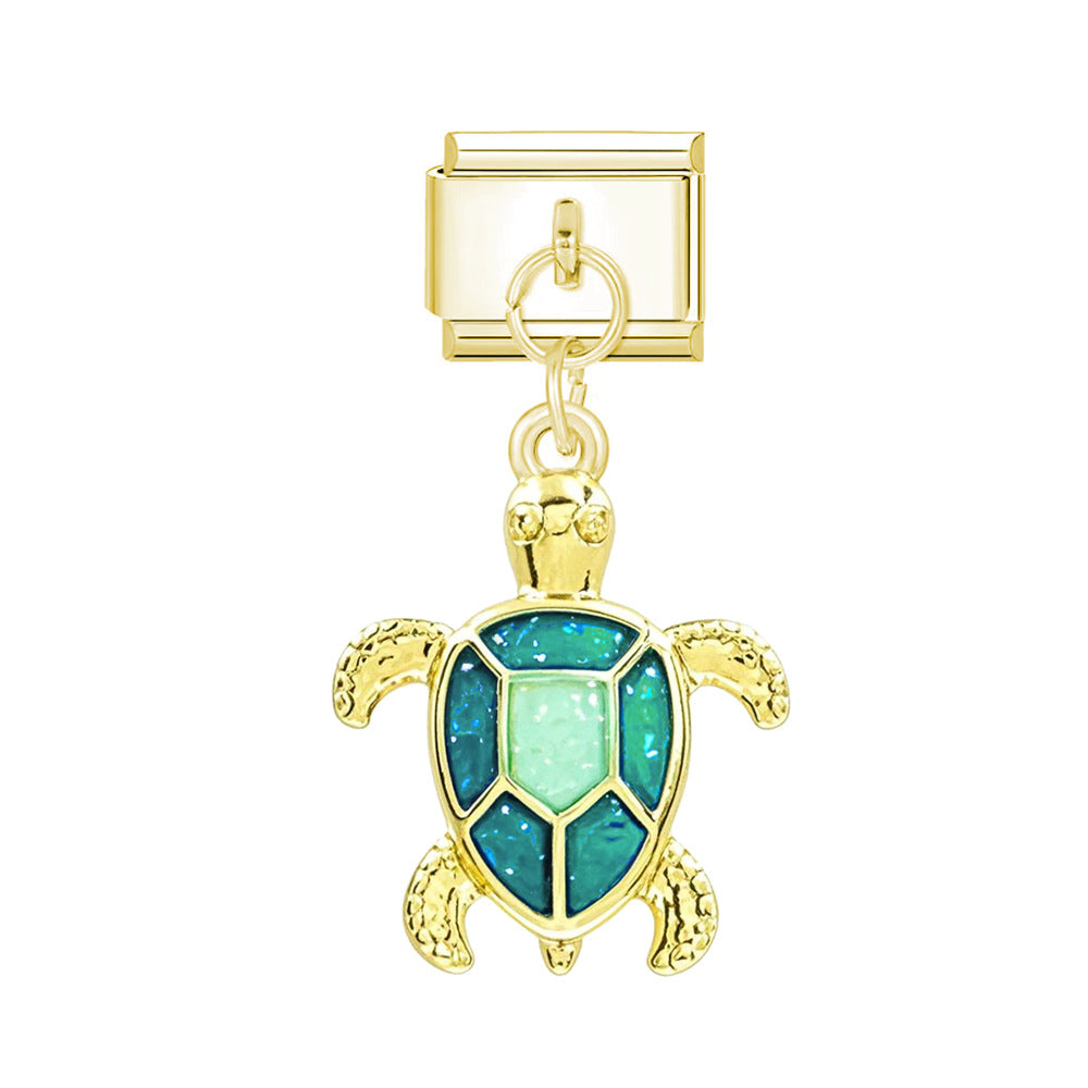 Wholesale Italian Charm Bracelet 9mm DIY Small Animal   Creative Stainless Steel Composable Bracelet