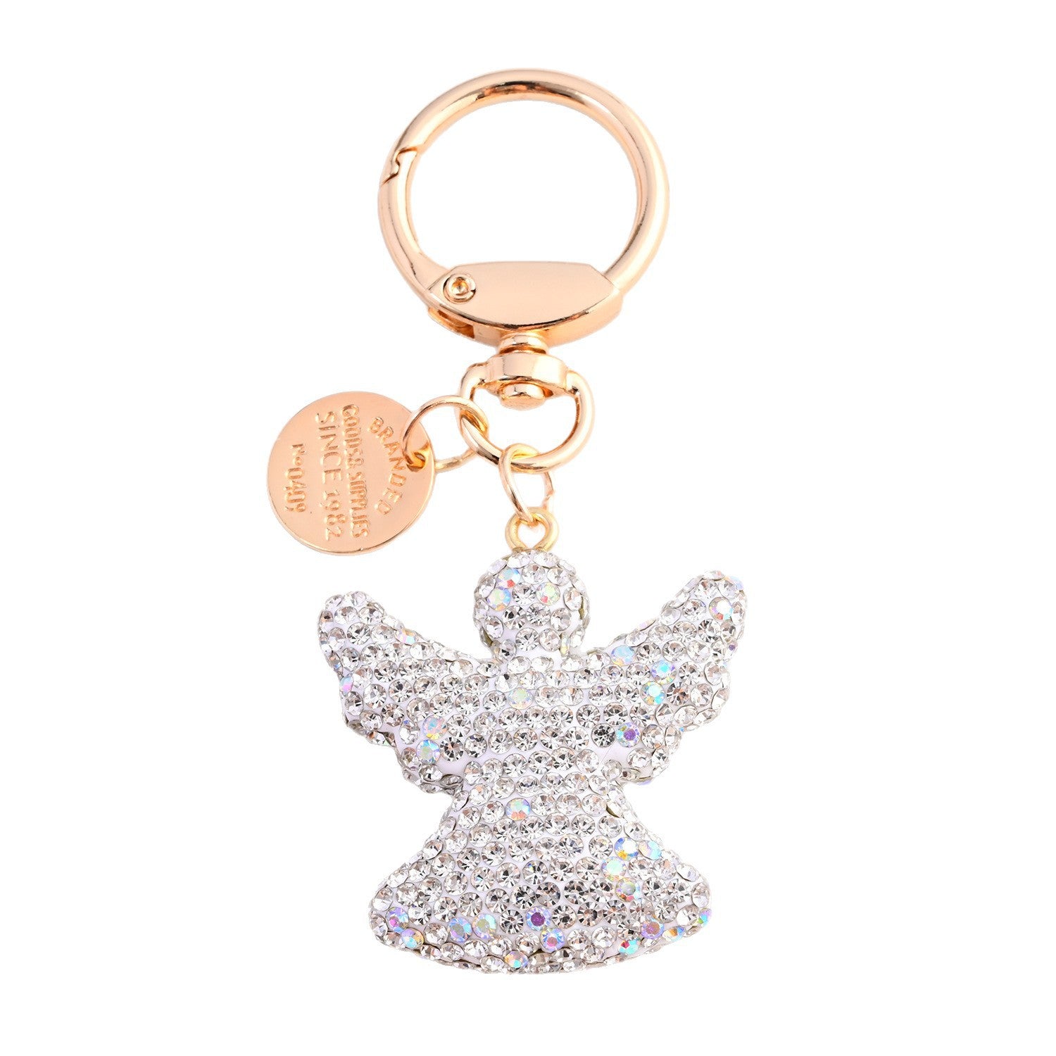 Wholesale Diamond-Encrusted  Keychain Full of Diamonds Car Key Pendant