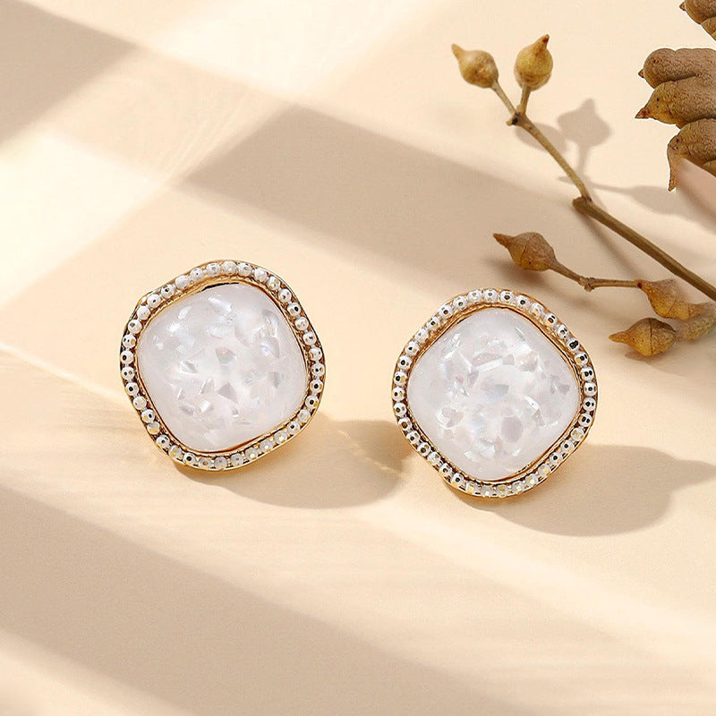 Wholesale Pearl Butterfly Combination Gold Earrings ACC-ES-RuLong001