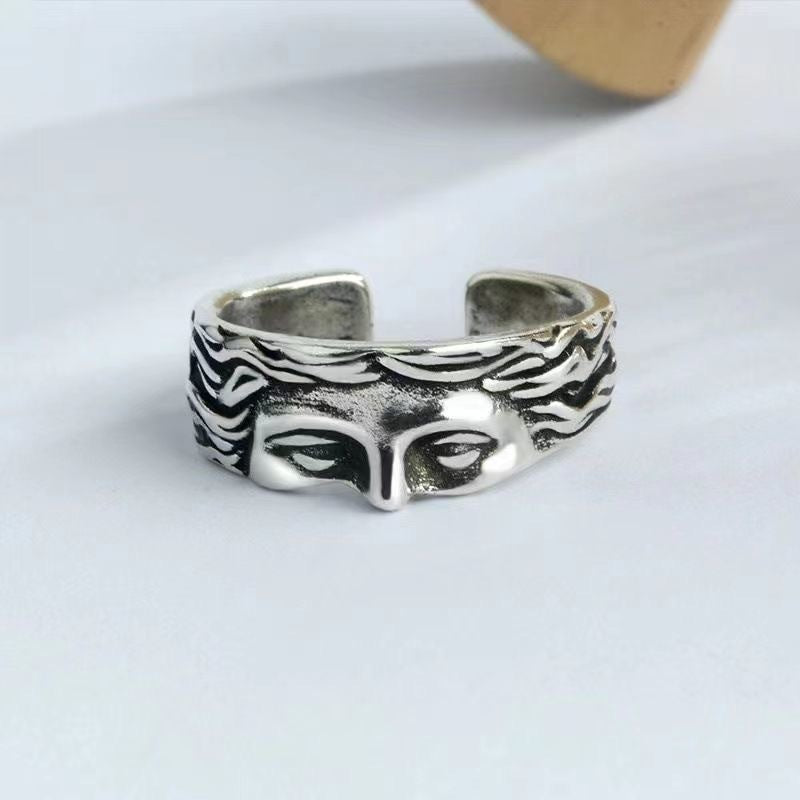 Wholesale  Venus half face ring  opening adjustable creative ring