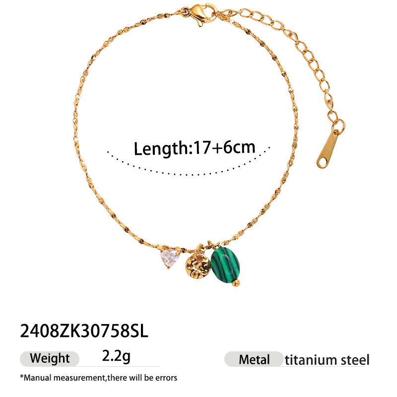 Wholesale Ocean Themed Stainless Steel Women S Bracelet With Starfish Shell Pearl Heart Zircon Chic Fashion Accessory For Gift And Boutique Resale