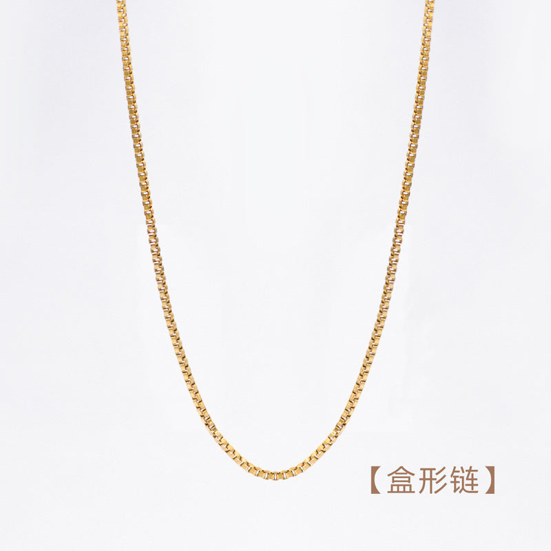 Wholesale Stylish Geometric Stainless Steel Necklace Pendant Natural Stone Drop DIY Jewelry Accessory For Layering And Gift