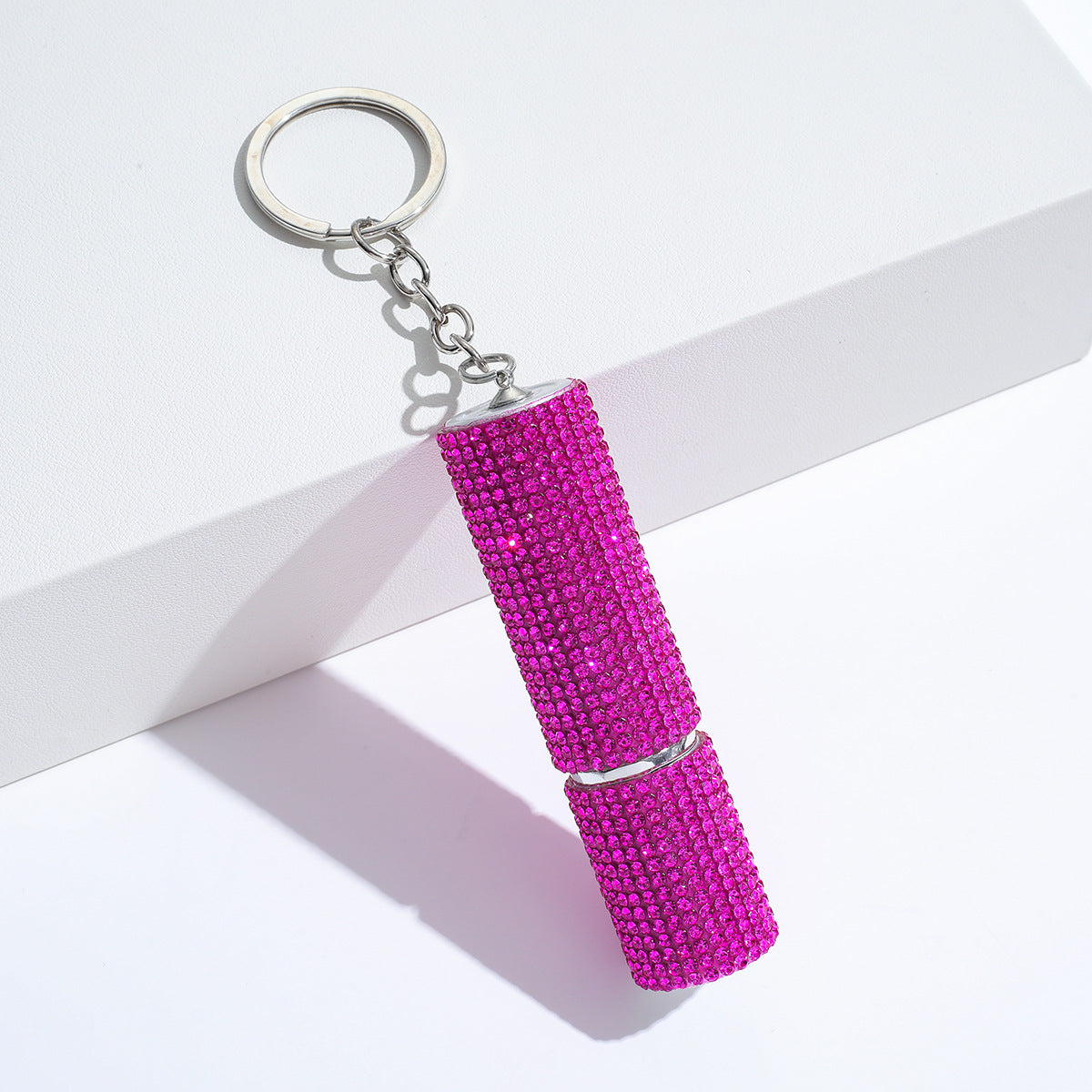Wholesale Rhinestone Mini Portable Perfume Dispenser Bottle Keychain ACC-KC-ZhiYa018