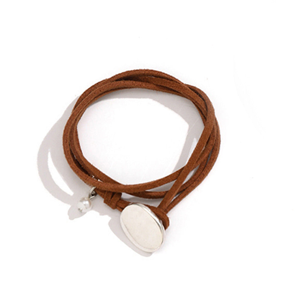 Wholesale  Double-layer Winding Necklace Clavicle Chain