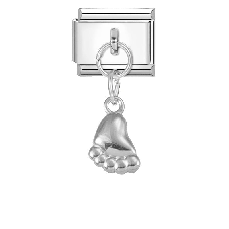 Wholesale 9mm Italian Charm Starter Bracelets DIY Pendant Style Stainless Steel Composable Bracelet