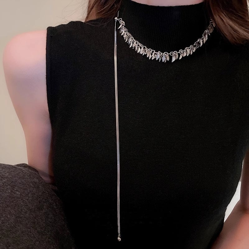 Wholesale Pull Adjustable Wheat Ear Necklace