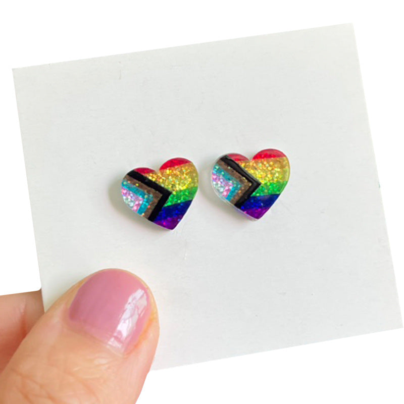 Wholesale  Rainbow Flag Earrings