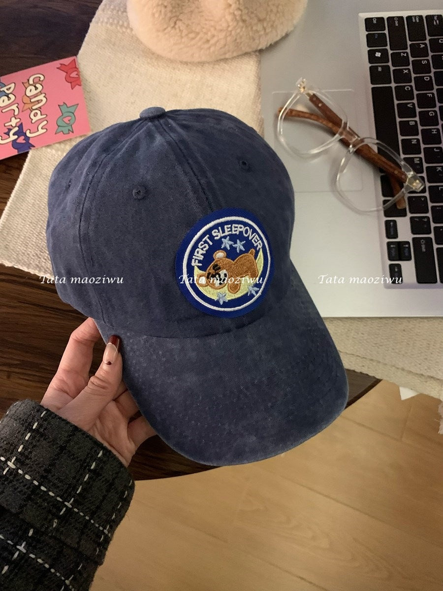 Wholesale pink heart cat baseball cap