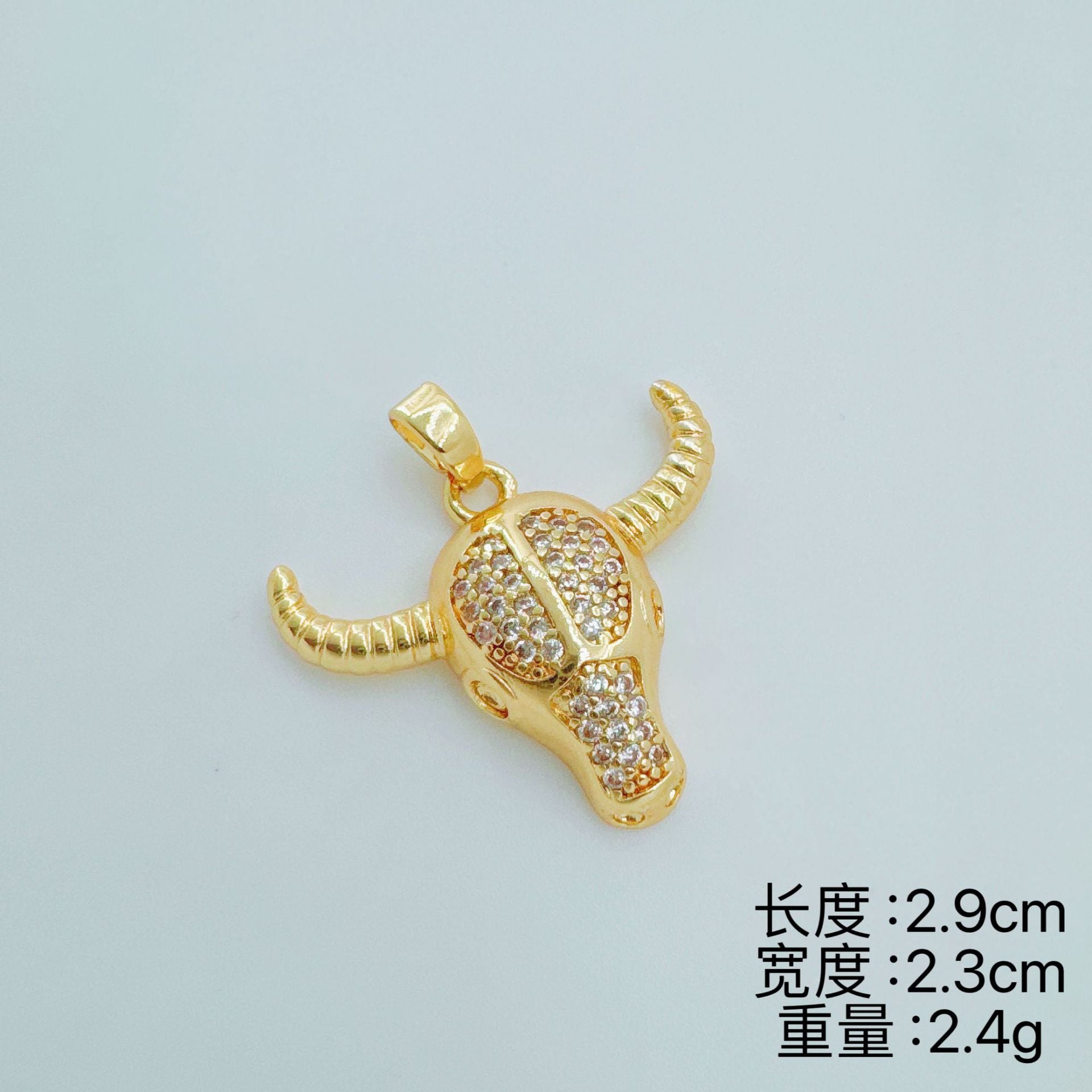 Wholesale Ins Style Cow Head Pendant Necklace