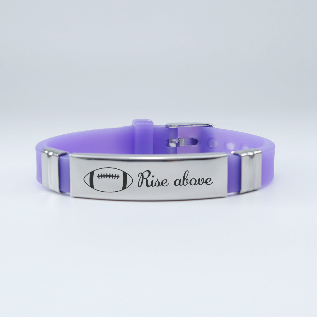 Wholesale Rugby Sports Theme Silicone Bracelet