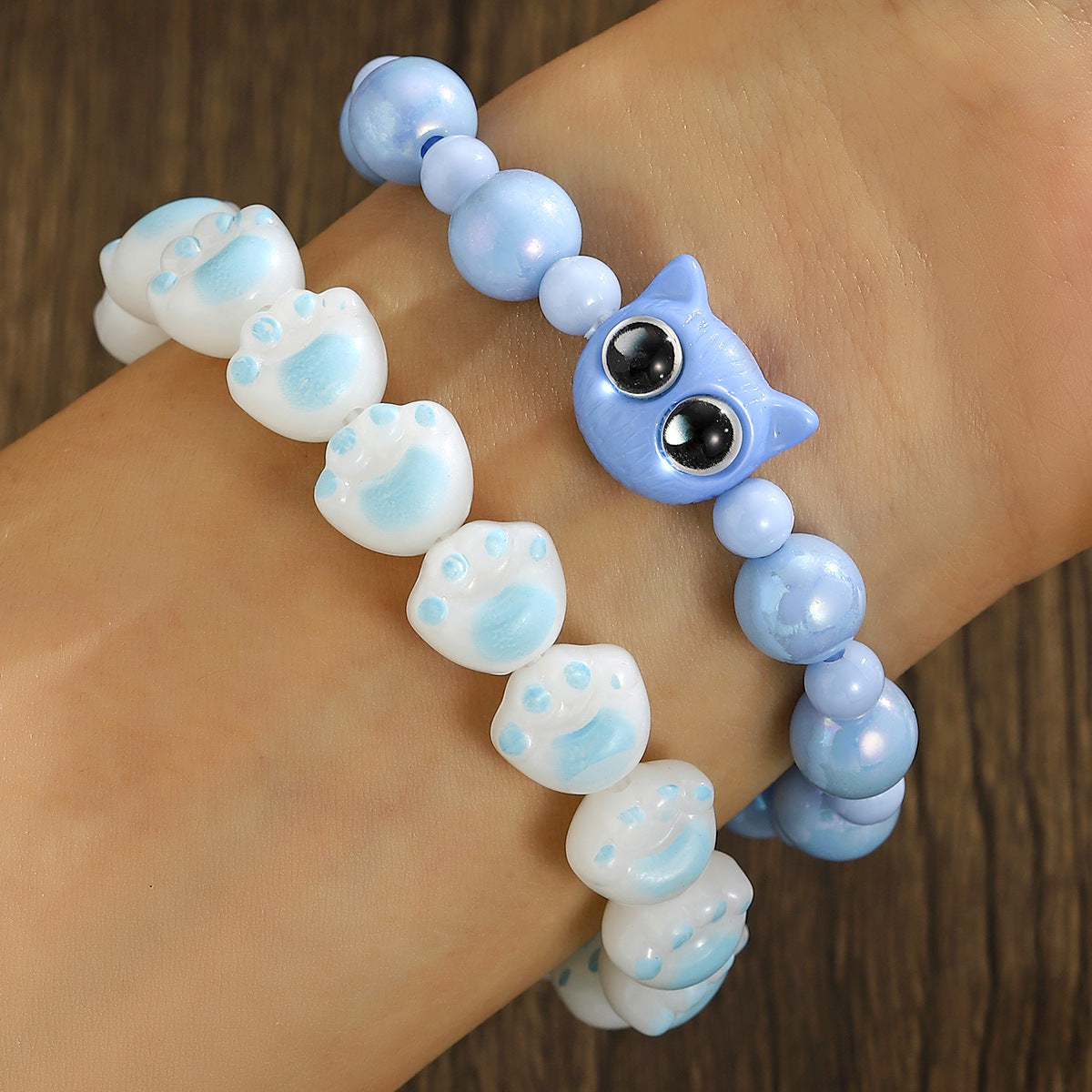 Wholesale cute cat claw bracelet set