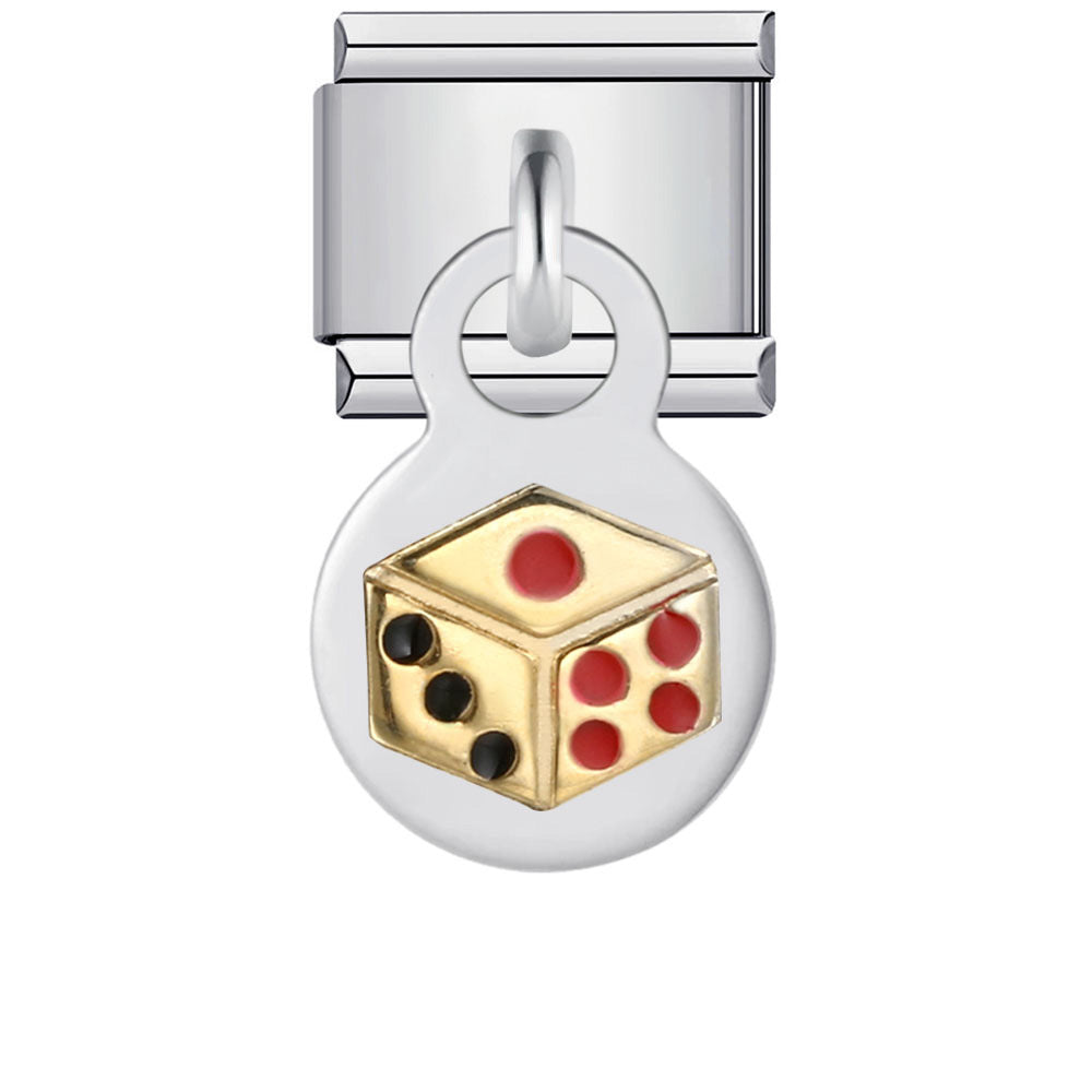 Wholesale 5pcs Italian Charm Bracelet 9mm DIY Splicing Cute Creative Pendant Stainless Steel Composable Bracelet