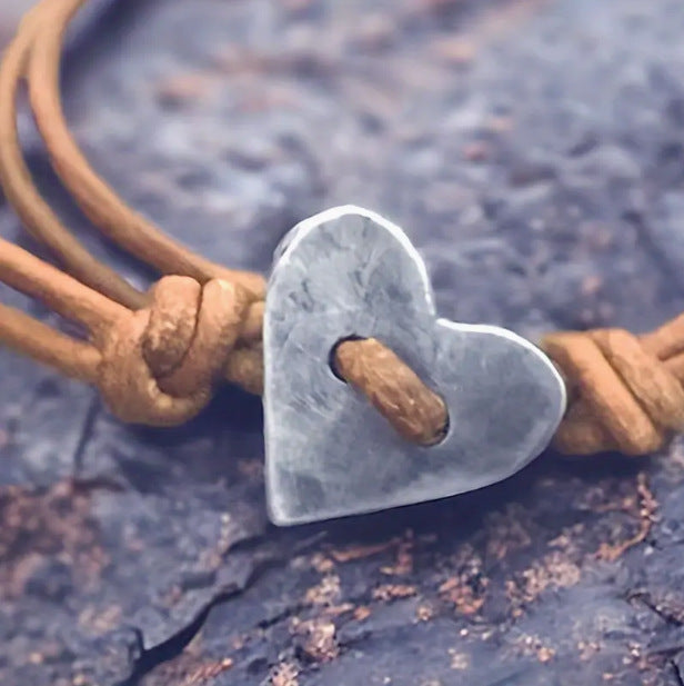 Wholesale  classic rope copper brown silver bracelet