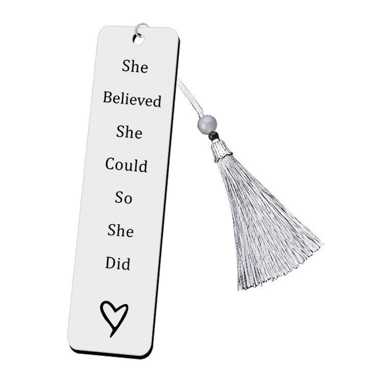 Wholesale Stainless Steel Bookmark Laser Engraved Custom Logo Teacher S Day Gift DIY Bookmark For Boutique Resale