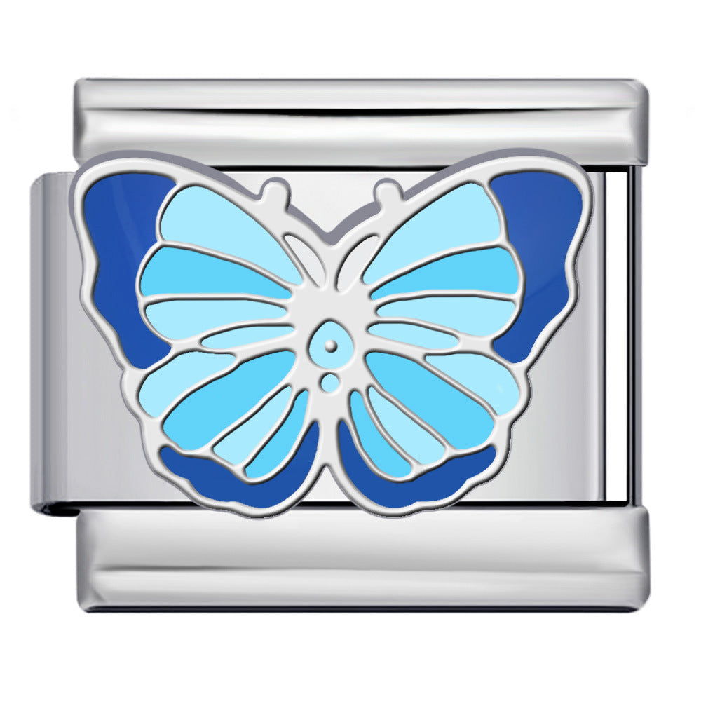 Wholesale Italian modularMedieval-style  titanium steel  DIY bracelet