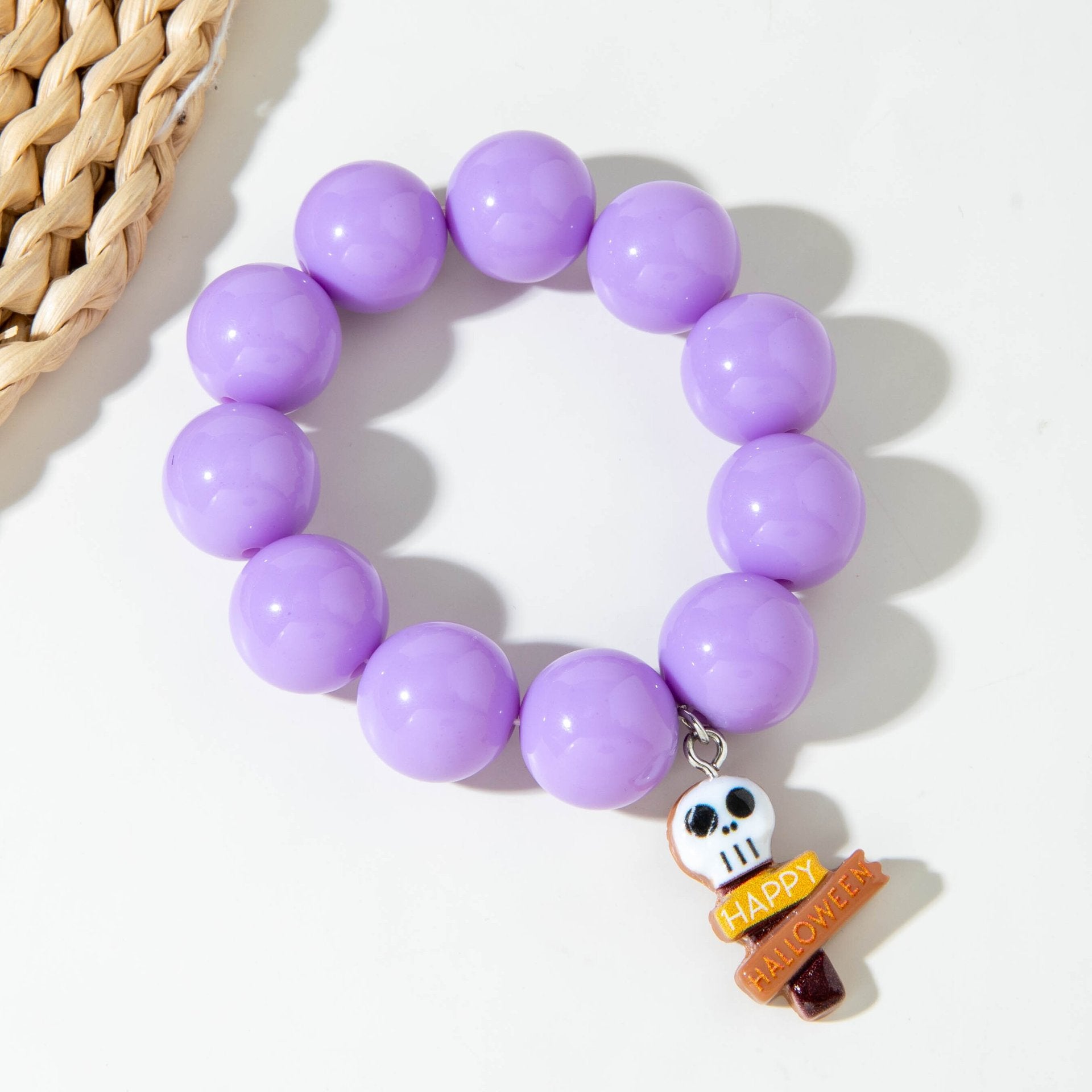 Wholesale  Funny Skull Rice Bead Bracelet Set