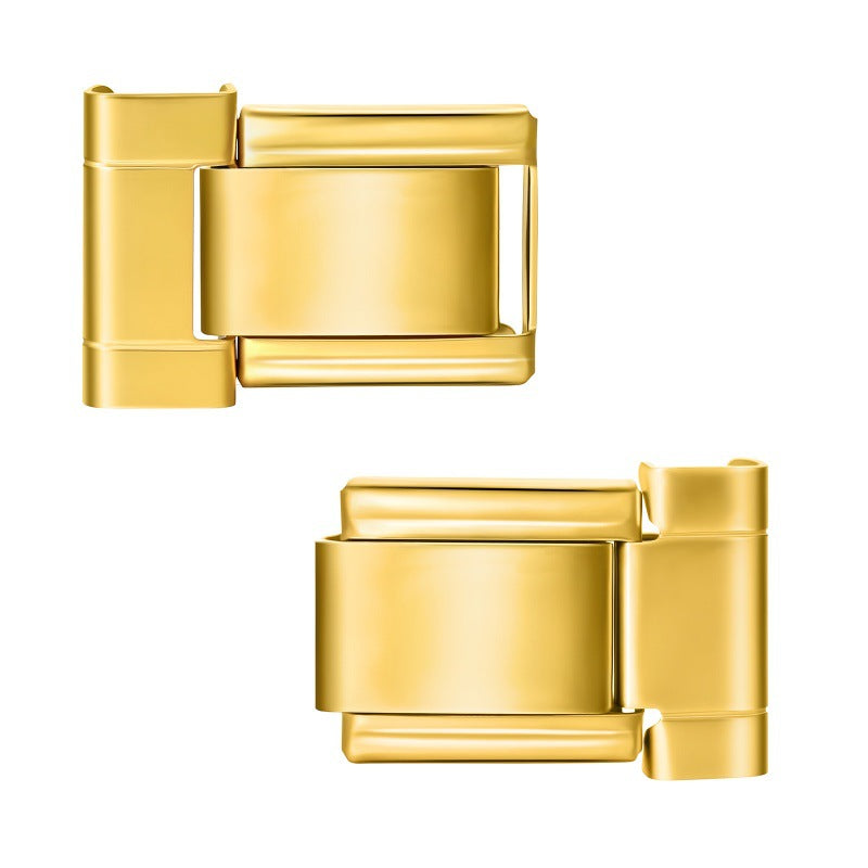 Wholesale  9mm Italian Charm Starter Bracelets DIY square Single Section Creative Stainless Steel Composable Bracelet