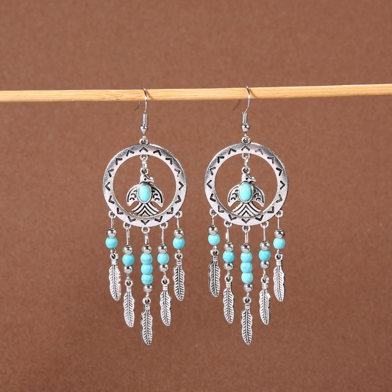 Wholesale Vintage Earrings Bohemian Long Tassel Earrings ACC-ES-Gumi003