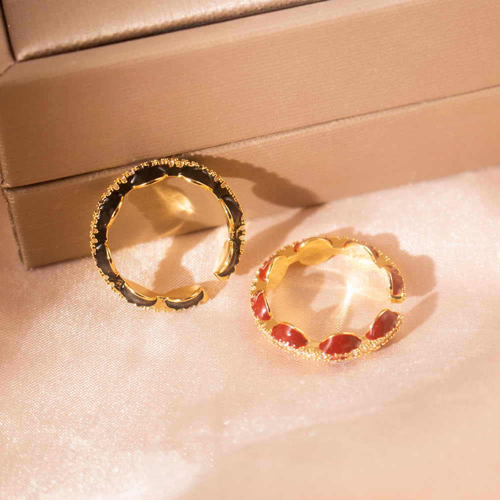 Wholesale Retro  Irregular Lace Ring