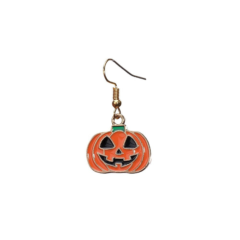 Wholesale  Pumpkin Alloy Earrings