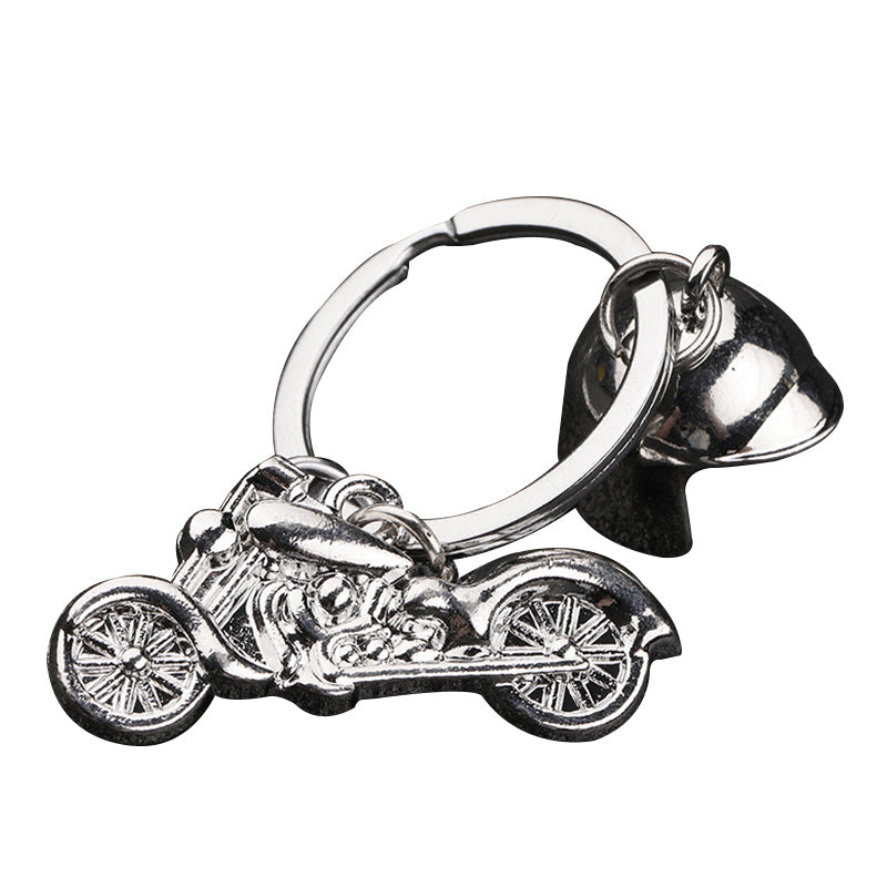 Wholesale Harley motorcycle helmet metal keychain