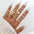 Wholesale 30pcs/set geometric Gothic wind finger ring female personality irregular ring suit