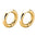 Wholesale 18K gold plated stainless steel earrings