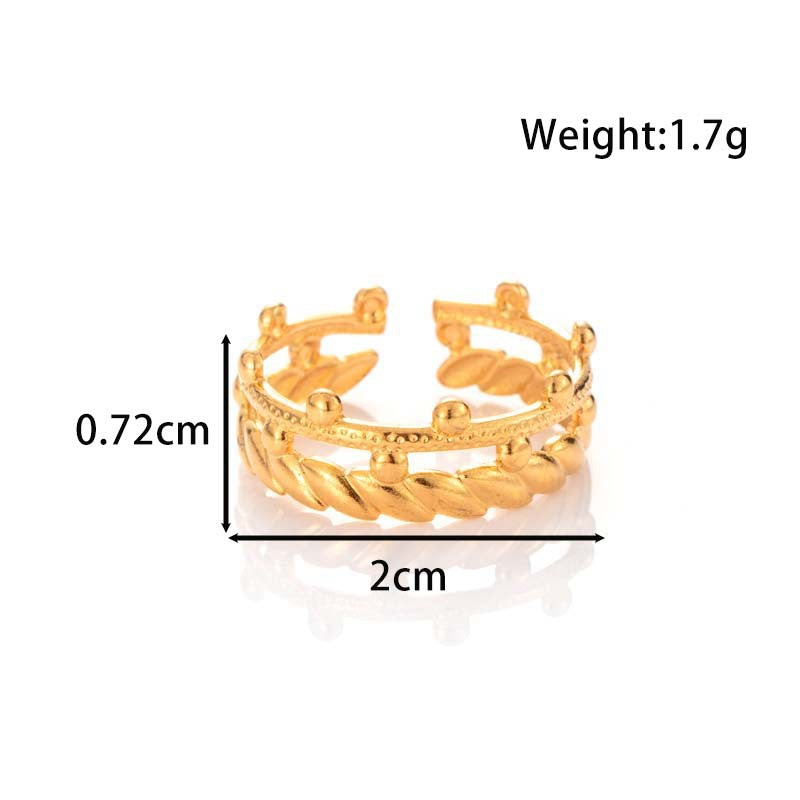 Wholesale Titanium steel opening adjustable metallic bracelet