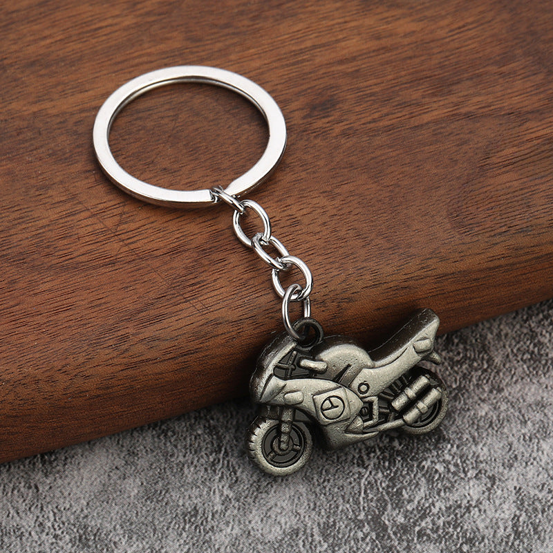 Wholesale  three-dimensional heavy motorcycle metal keychain