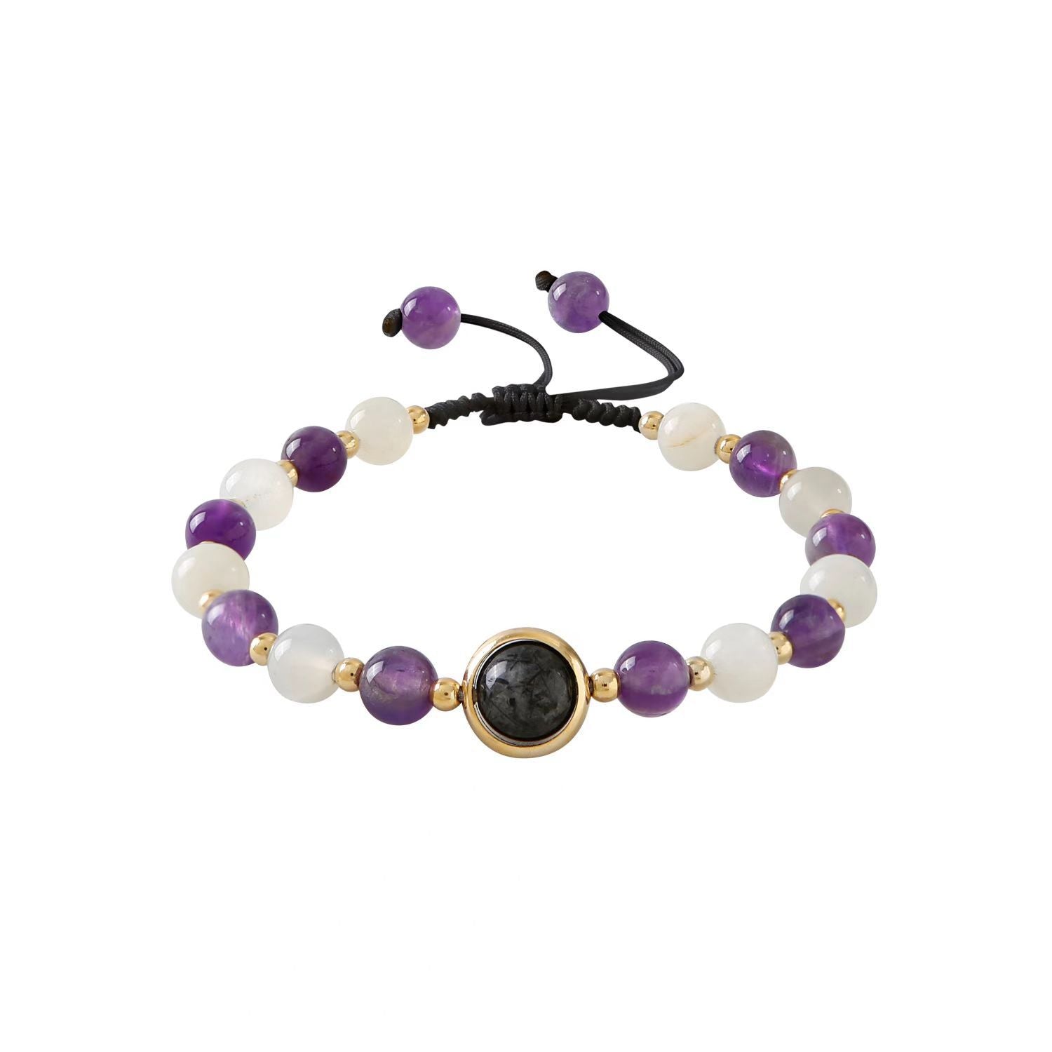 Wholesale  Crystal White Moonlight Amethyst Bracelet