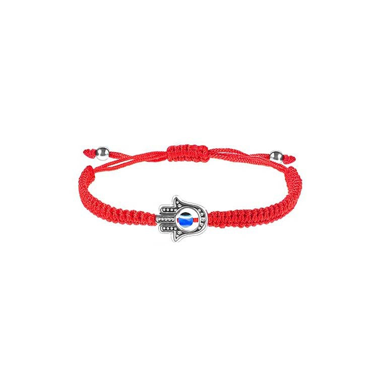 Wholesale   Evil Eye Braided Rope Bracelet