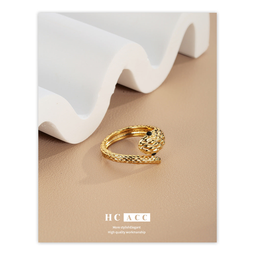 Wholesale Snake-Shaped  Cool Style Design  Ring