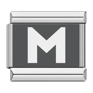 Wholesale Italian Charm Bracelet 9mm DIY Splicing Removable English Letters Stainless Steel Composable Bracelet