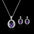 Wholesale  crystal diamond earrings pendant necklace earrings jewelry
